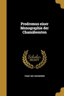 Couverture_Prodromus einer Monographie der Chamäleonton