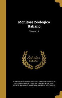 Front cover_Monitore Zoologico Italiano; Volume 14