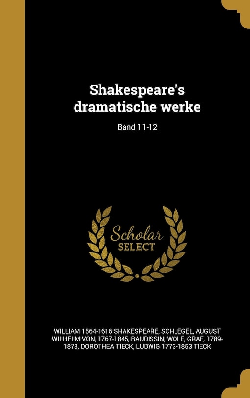 Couverture_Shakespeare's dramatische werke; Band 11-12
