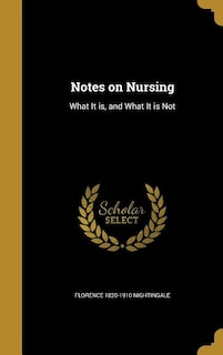 Front cover_Notes on Nursing
