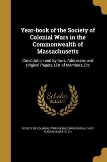 Couverture_Year-book of the Society of Colonial Wars in the Commonwealth of Massachusetts