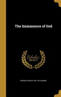 Front cover_The Immanence of God