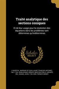Couverture_Trait&eacute; analytique des sections coniques