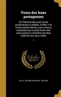 Front cover_Vozes dos leaes portugueses