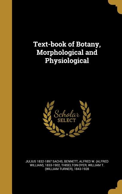 Front cover_Text-book of Botany, Morphological and Physiological