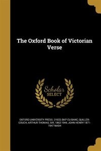 Couverture_The Oxford Book of Victorian Verse