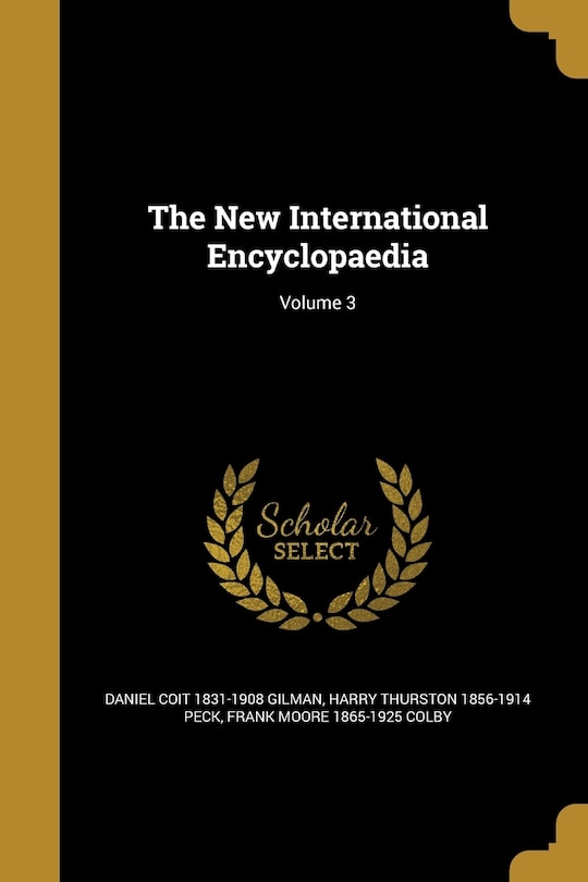 Front cover_The New International Encyclopaedia; Volume 3