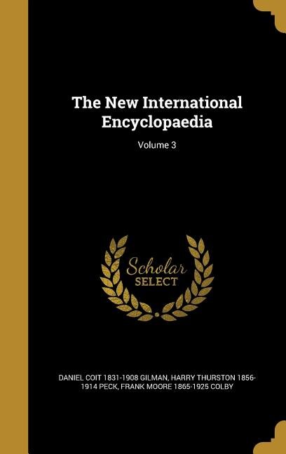 Front cover_The New International Encyclopaedia; Volume 3