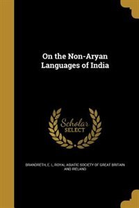 Front cover_On the Non-Aryan Languages of India