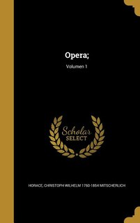 Couverture_Opera;; Volumen 1