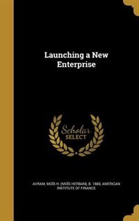 Front cover_Launching a New Enterprise