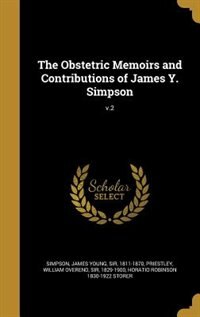 Front cover_The Obstetric Memoirs and Contributions of James Y. Simpson; v.2