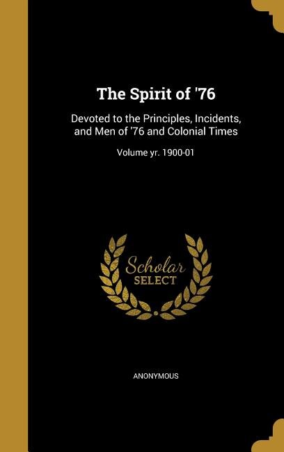 Couverture_The Spirit of '76