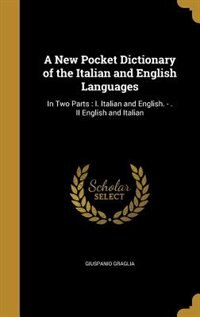 Front cover_A New Pocket Dictionary of the Italian and English Languages