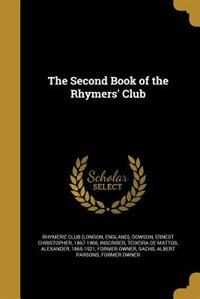 Couverture_The Second Book of the Rhymers' Club