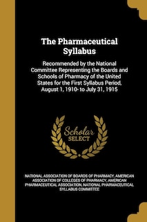 Front cover_The Pharmaceutical Syllabus