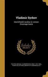 Front cover_Vladimir Syrkov