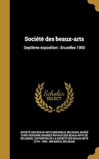 Front cover_Société des beaux-arts