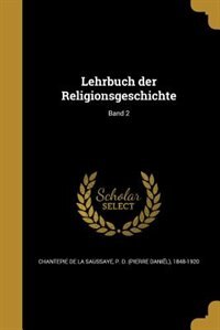 Couverture_Lehrbuch der Religionsgeschichte; Band 2