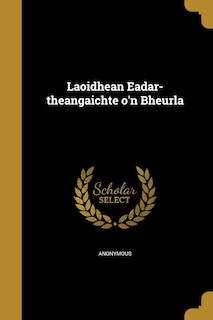 Couverture_Laoidhean Eadar-theangaichte o'n Bheurla
