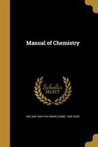 Front cover_Manual of Chemistry