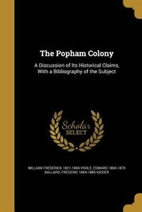 Couverture_The Popham Colony