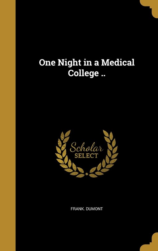 Front cover_One Night in a Medical College ..