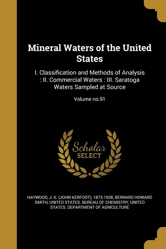 Couverture_Mineral Waters of the United States