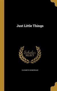 Couverture_Just Little Things