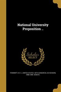 Couverture_National University Proposition ..