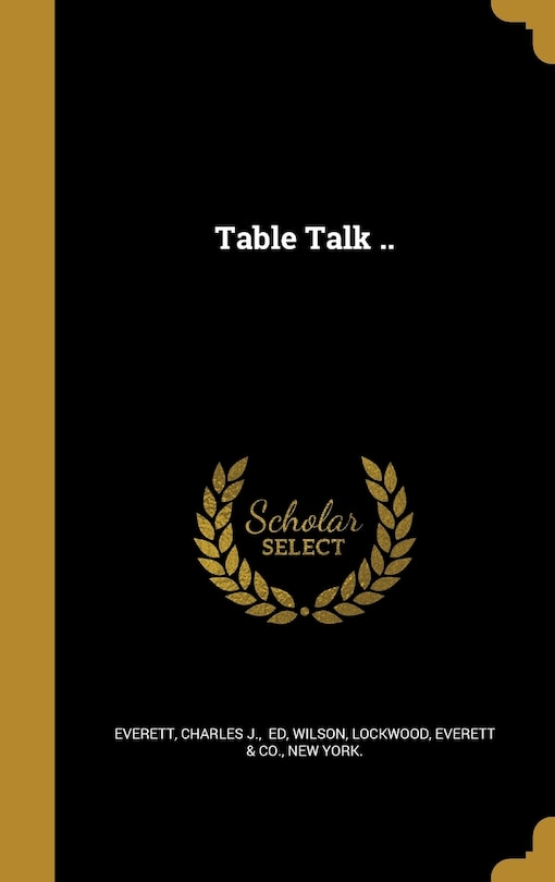 Front cover_Table Talk ..