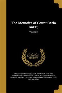 Front cover_The Memoirs of Count Carlo Gozzi;; Volume 2