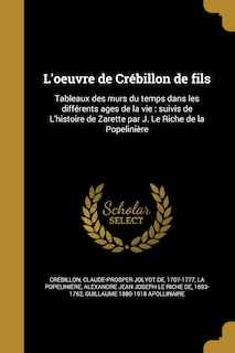 Couverture_L'oeuvre de Crébillon de fils