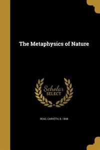 Front cover_The Metaphysics of Nature