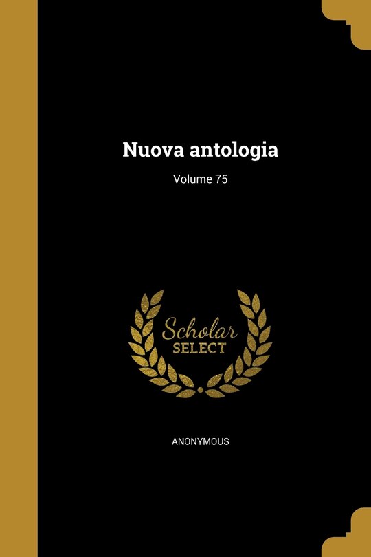 Front cover_Nuova antologia; Volume 75
