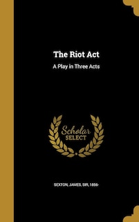 Front cover_The Riot Act