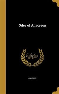 Front cover_Odes of Anacreon