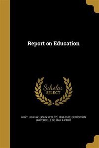 Front cover_Report on Education