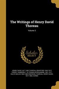 Front cover_The Writings of Henry David Thoreau; Volume 3