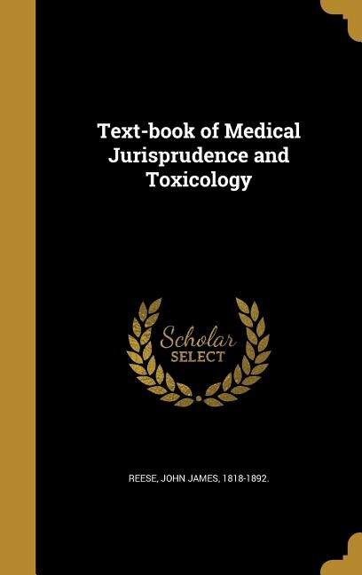 Front cover_Text-book of Medical Jurisprudence and Toxicology