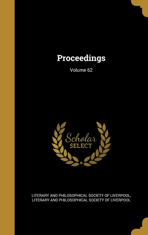 Couverture_Proceedings; Volume 62