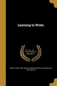Learning to Write;
