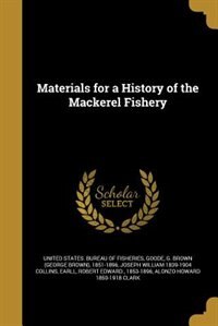 Front cover_Materials for a History of the Mackerel Fishery