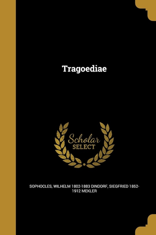 Front cover_Tragoediae