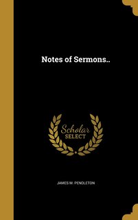 Couverture_Notes of Sermons..