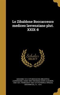 Front cover_Lo Zibaldone Boccaccesco mediceo lavrenziano plut. XXIX-8