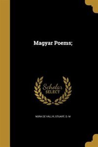 Front cover_Magyar Poems;