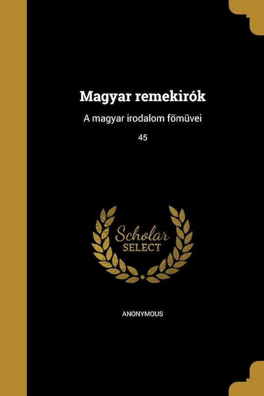 Couverture_Magyar remekirók