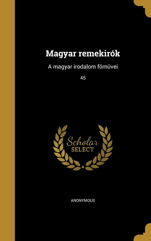 Couverture_Magyar remekirók