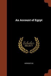 Couverture_An Account of Egypt